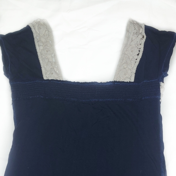 Abercrombie & Fitch Black and Cream Tank - Picture 5 of 5